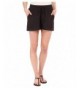 Allen Womens Linen Short Shorts