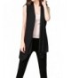 Hibluco Lightweight Sleeveless Cardigan Asymmetrical