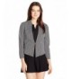 XOXO Womens Printed Front Blazer