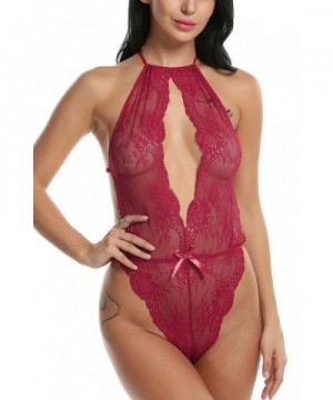 Flyerstoy Babydoll Lingerie Halter Bodysuit