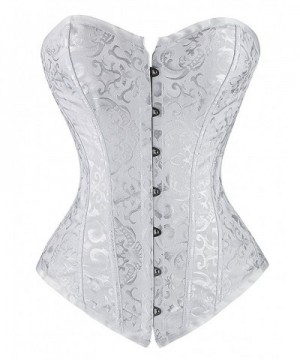 Camellias Shapewear Overbust Corsets SZ1809 White XXL