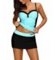 Azokoe Elegant Sweatheart Tankini Swimsuits