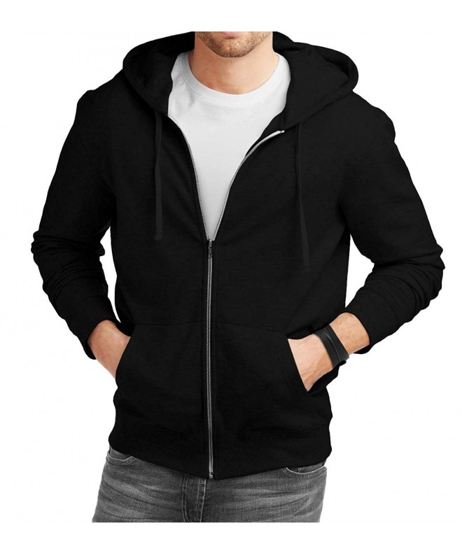 Decrum Black Zipper Hoodie Fleece