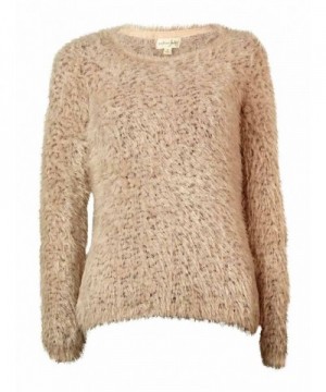 Maison Jules Long sleeve Eyelash knit Sweater