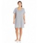 Nautica Sleepwear Womens Sleepshirt Heather