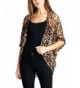 ViiViiKay Chiffon Oversized Cardigan LEOPARD