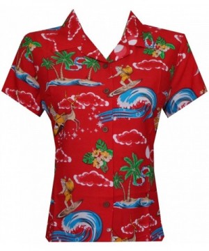 Alvish Hawaiian Womens Christmas Blouse