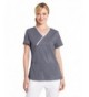 Urbane Womens Y Placket Scrub Steel