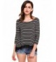 SummerRio Sleeve Striped T Shirt Blouse