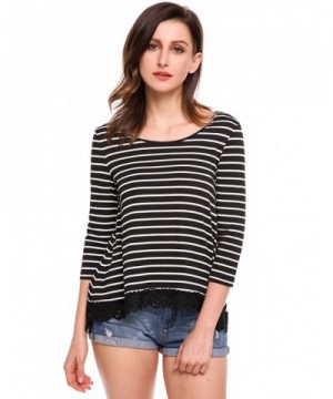 SummerRio Sleeve Striped T Shirt Blouse