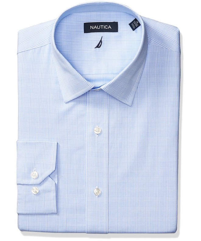 Nautica Plaid Spread Collar Sleeve