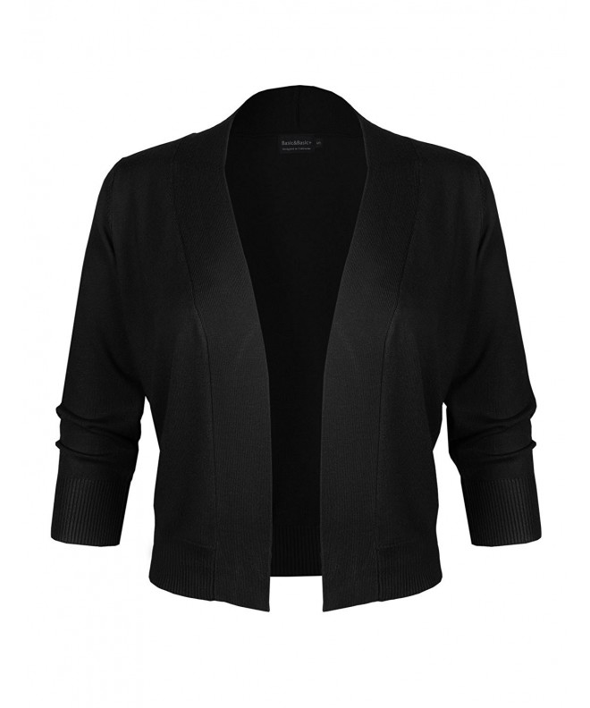 Classic Sleeve Cropped Bolero Cardigan