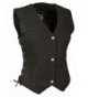 Ladies Side Front Denim BLACK