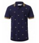 URBANCREWS Hipster Golden Graphic T Shirt
