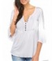 Cheap Designer Women's Henley Shirts Wholesale