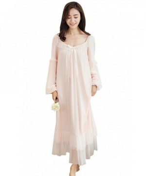 Asherbaby Vintage Nightgown Victorian Sleepwear
