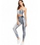 SweatyRocks Womens Leggings Tracksuit Multicolour