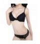 ETOSELL Women Underwire Outfit Black