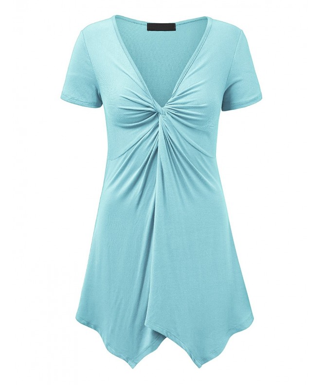 Lock and Love LLWT1359 AQUA M Tunic