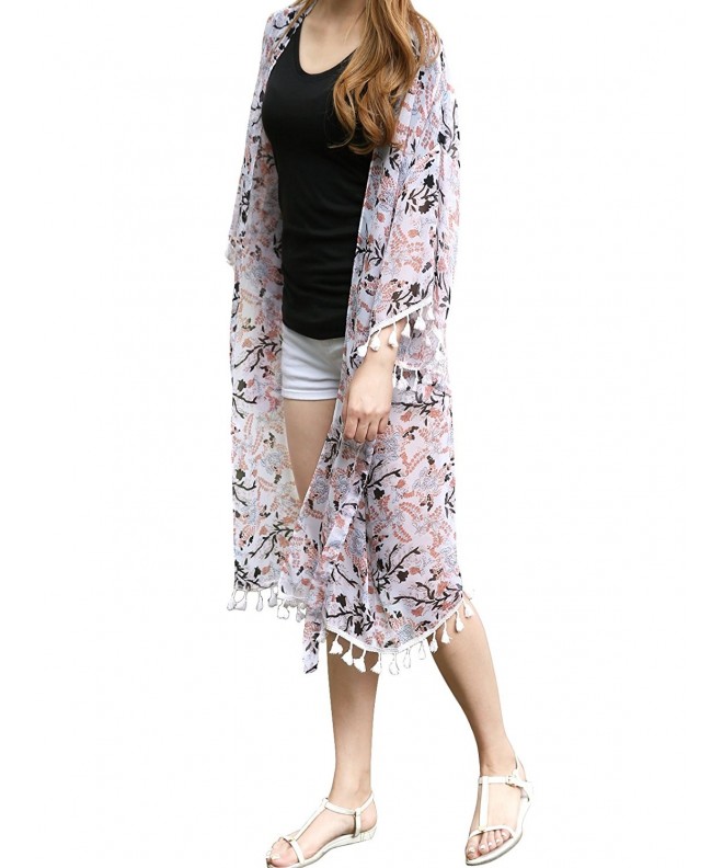 JayJay Women Floral Chiffon Kimono