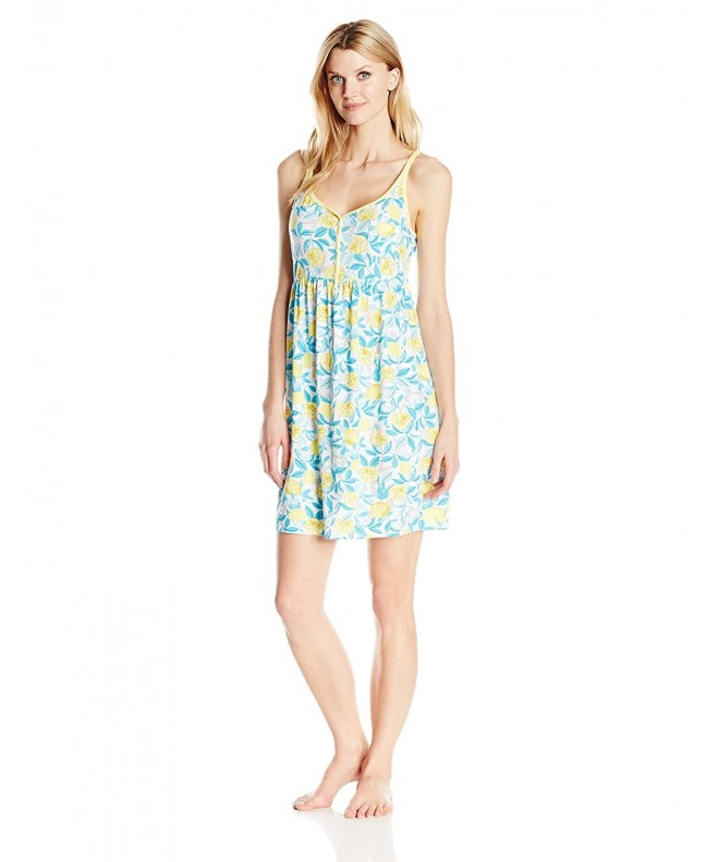 Jockey Womens Printed Chemise Orchard