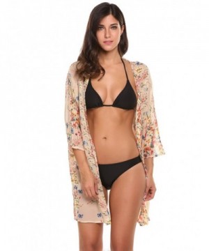 Beyove Womens Swimwear Chiffon Cardigan