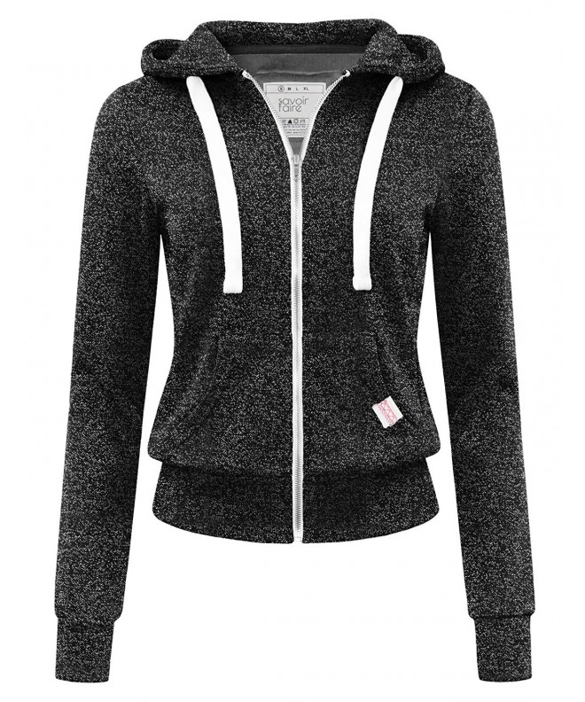 savoir faire Zip Up Hoodie Melange