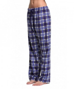 CYZ Womens Microfleece Jogger Pant BluePlaid L