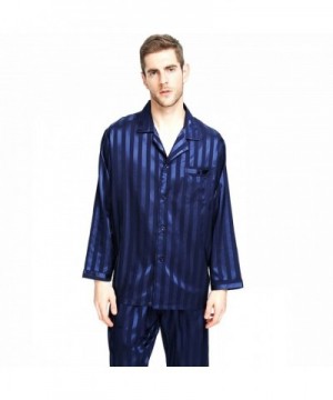 Mens Satin Pajamas Sleepwear Loungewear