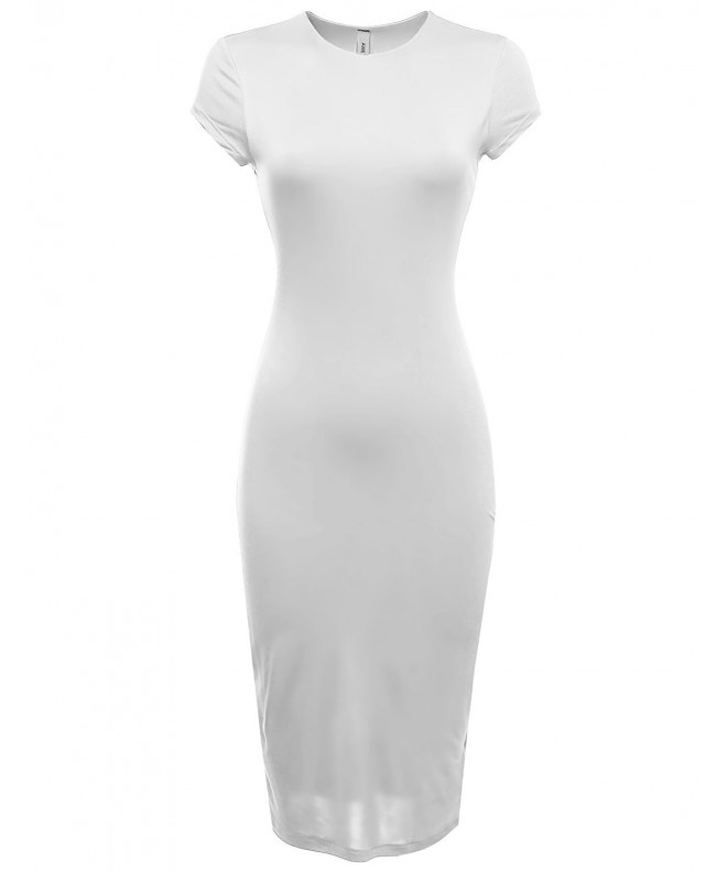 Awesome21 Sleeve Double Bodycon Offwhite