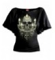 Spiral Womens Waxed Skull Sleeve