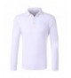 Insenver Cotton Casual Long Sleeve White L