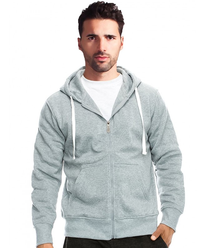 True Rock Mens Basic Hoodie HeatherGray 2XL