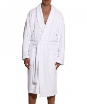 followme 46902 WHT L Plush Robe Robes