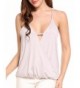 Zeagoo Womens Ruched Sleeveless Stretch