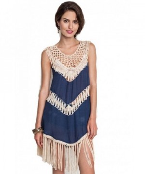 Umgee Womens Crochet Fringe Medium