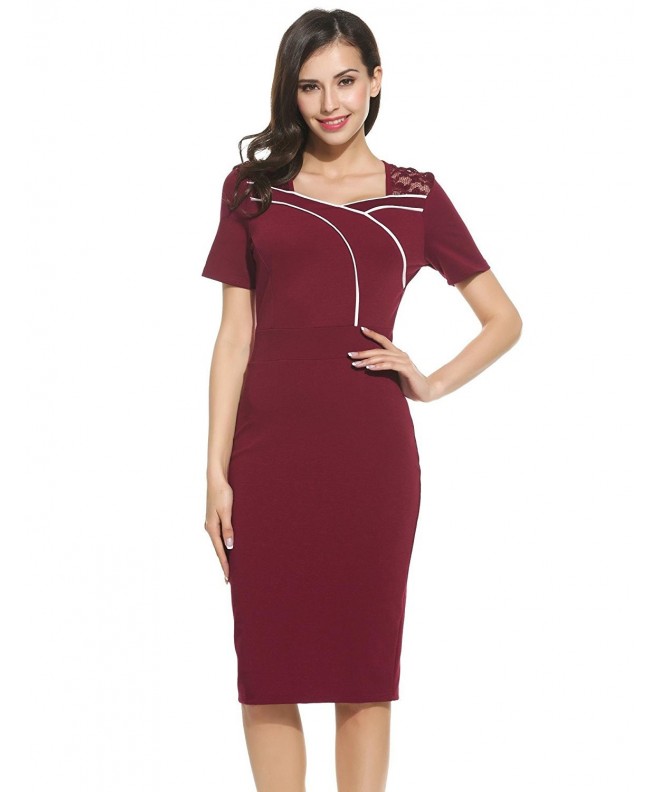 ANGVNS Womens Voguish Colorblock Cocktail