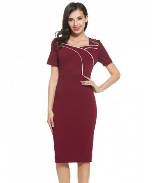 ANGVNS Womens Voguish Colorblock Cocktail