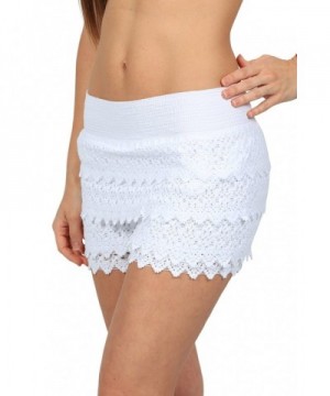 USA Casual Crochet Miniskirts X Large