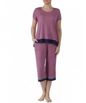 Fuchsia Burst Print Design Pajama