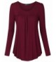 Vinmatto Womens Sleeve Pleated C Wine