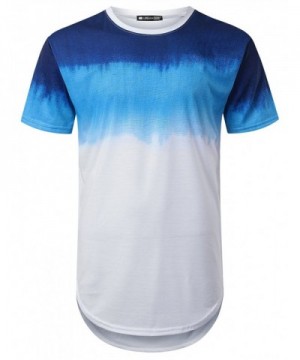 URBANTOPS Hipster Longline T shirt WHITE