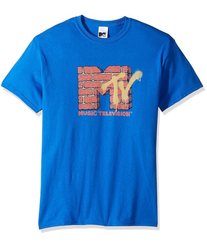 MTV Mens Brick T Shirt Royal