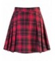 Women Pleated School Uniform Plaids