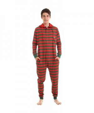 Funzee Footed Pajamas Striped Festive