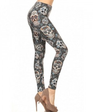 Printed Leggings Speaking Skulls S115 OS