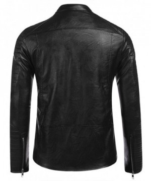 Men's Faux Leather Coats Outlet