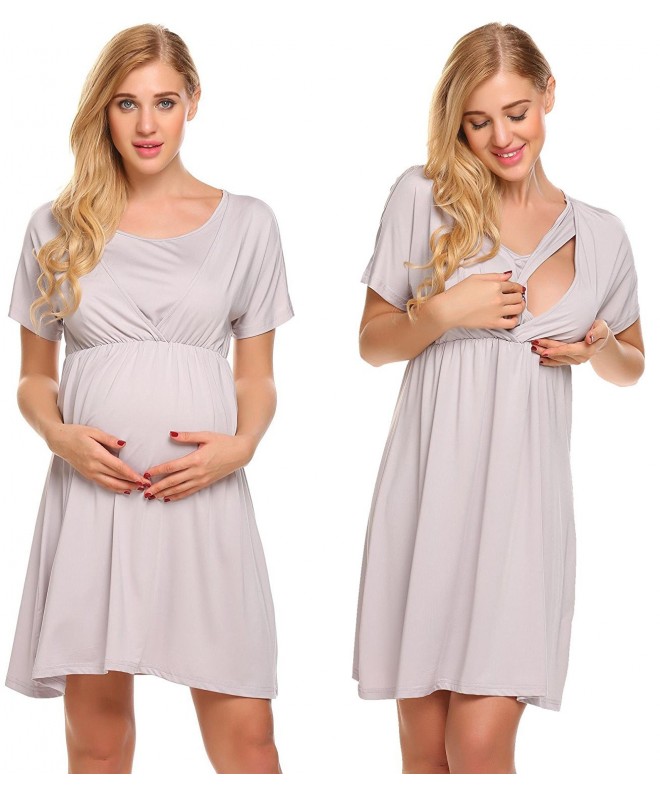 Miuniu Maternity Nursing Breastfeeding Nightgown