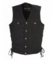 Club Vest Denim Chest Pockets