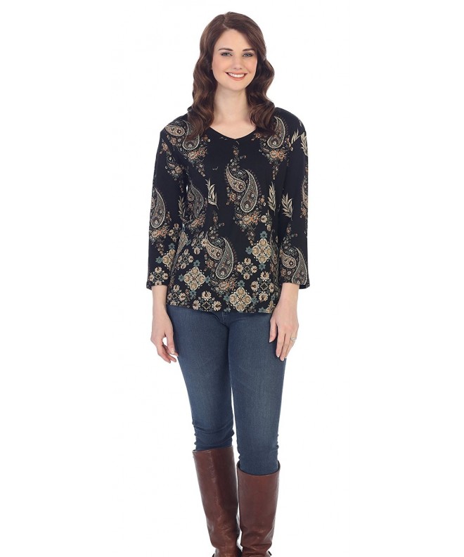 Jess Jane Paisley Cotton 15 1099BLK